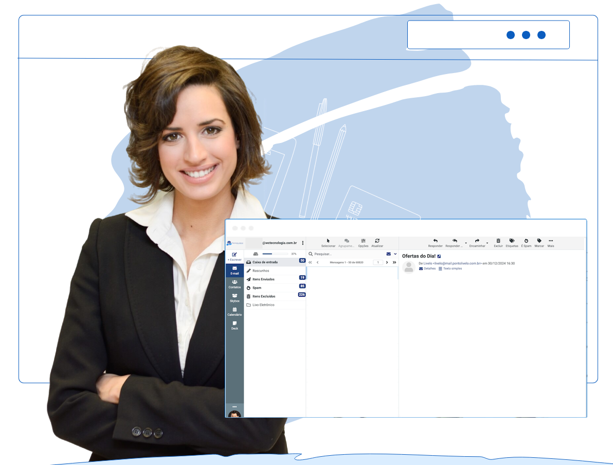 A solução de e-mail corporativo mais completa do mercado nacional
